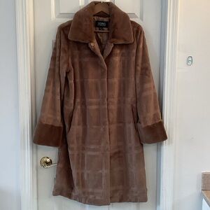Dennis Basso Tan Teddy Jacket